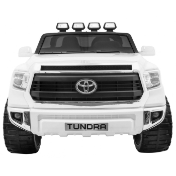 Toyota Tundra XXL dla dzieci Biały + Pilot + Bagażnik + LED + Audio + EVA + Wolny Start